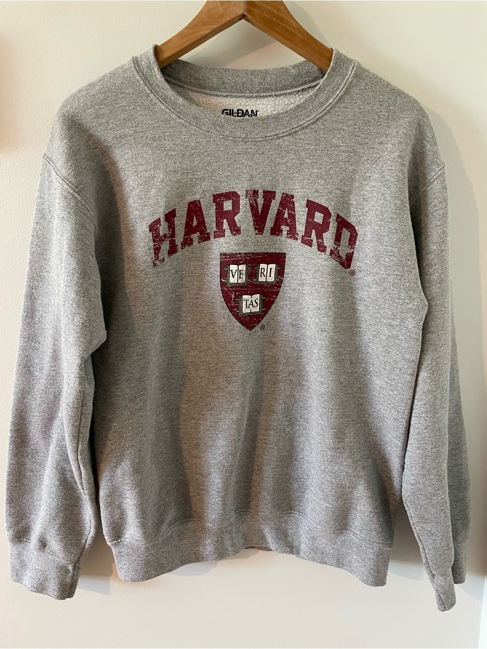 Harvard Gray Crewneck Sweatshirt size S/M